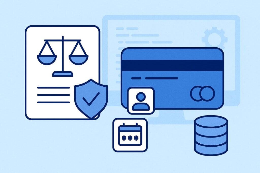 Lawful basis and data minimization for payment processing