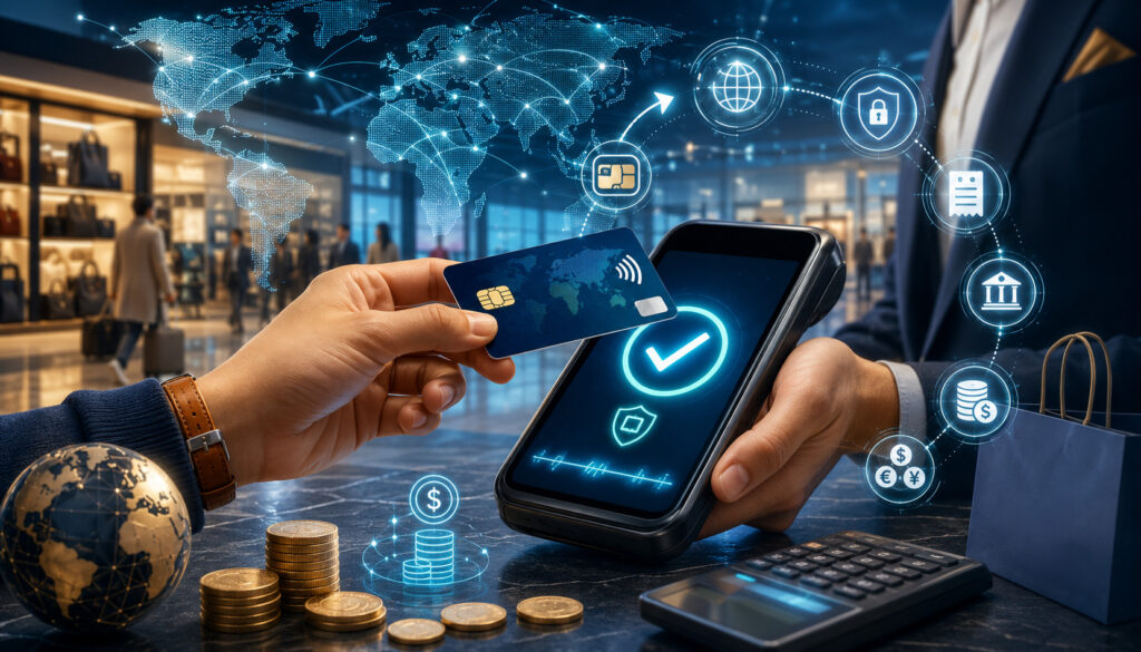 International card authorization costs and secure payment processing