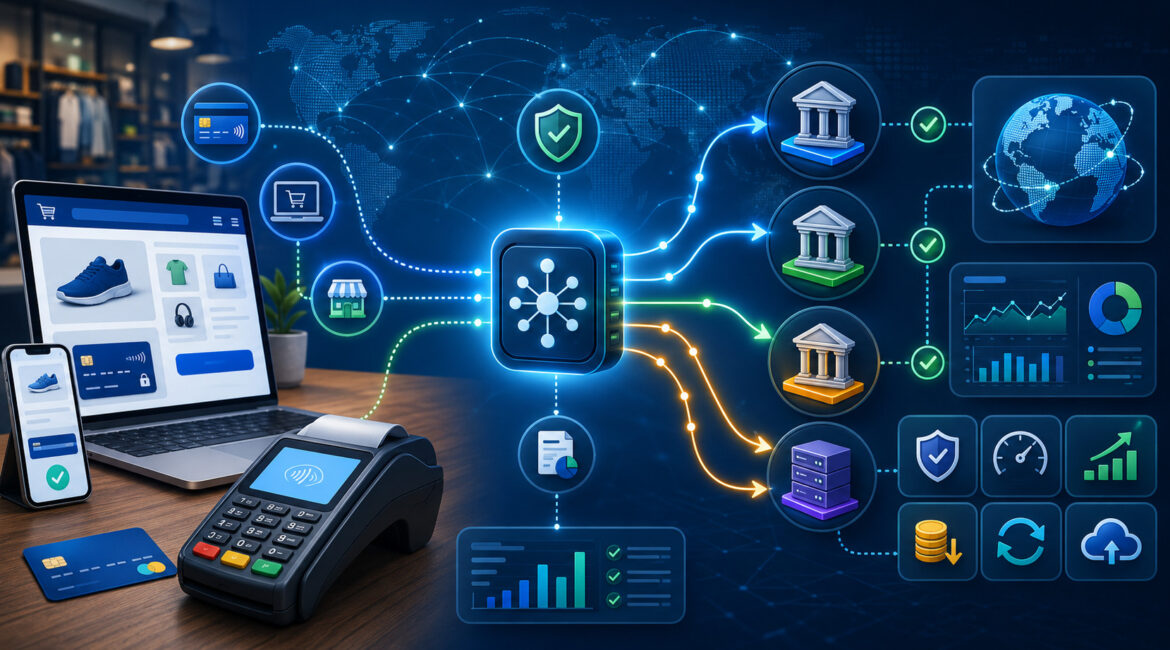 Multi-acquirer payment processing network