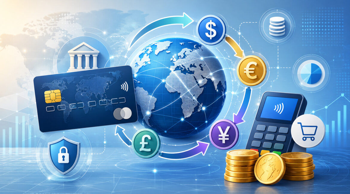 Network currency conversion fees illustration