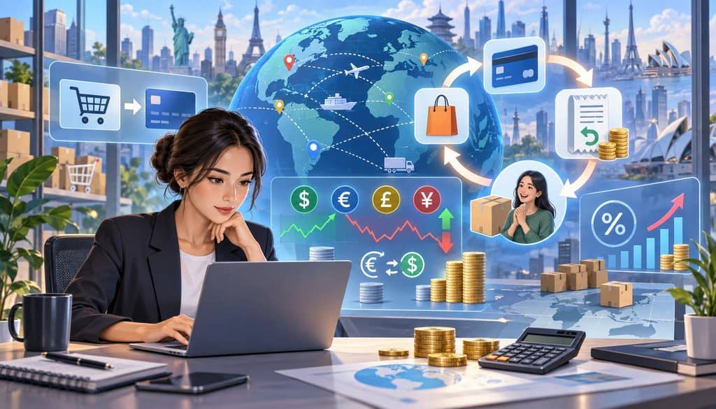 International refund affected by changing foreign exchange rates and payment fees